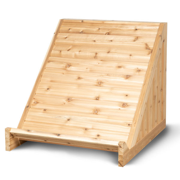 Firewood Storage Bin with Protective Cover