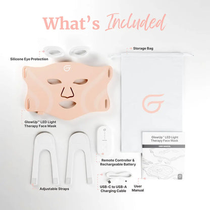Glowup Red Light Therapy Face Mask