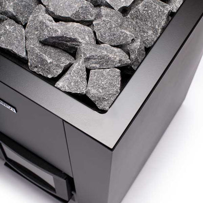 Complete NARVI Kaamos 20 Wood-Burning Sauna Heater System with 3 Chimney Options