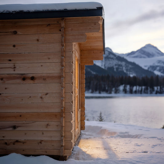 Palmer 4-Person Wood Burning Cabin Sauna Retreat