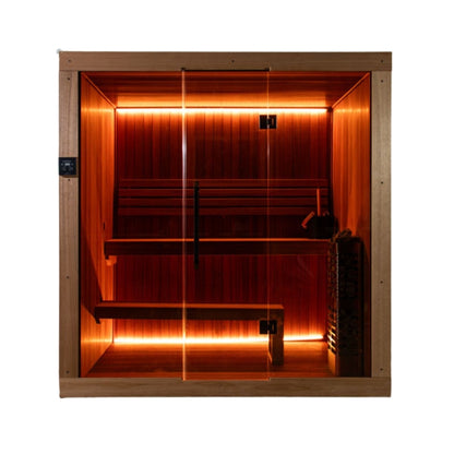 Element Studio Indoor 2-4 Person Thermowood Sauna