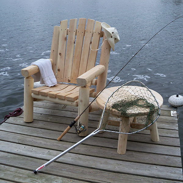 Adirondack Log Seating
