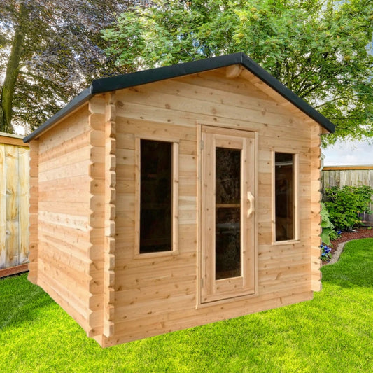 Georgian 6-Person Electric Cabin Sauna Retreat
