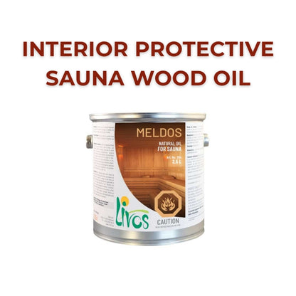 SAUNA INTERIOR Protective Oil + EXTERIOR Wood Stain Bundle