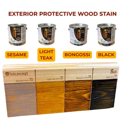 SAUNA INTERIOR Protective Oil + EXTERIOR Wood Stain Bundle