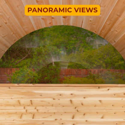 Iconic Barrel Wood-Burning Sauna