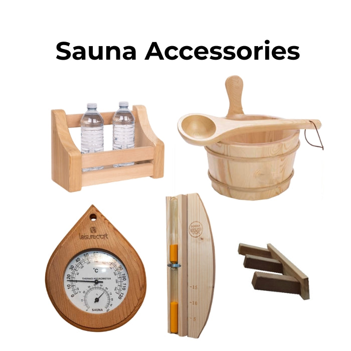 Ultimate Outdoor Electric Sauna Accessory Bundle