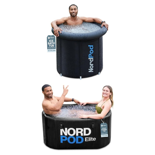 NordPod Plus and Elite Portable Cold Plunge Tub for one or two persons