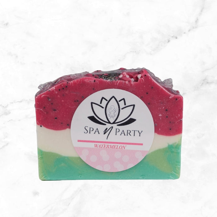 4 Bars of Watermelon and Goat's Milk Soap
