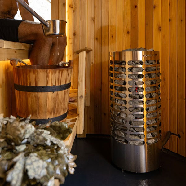 Complete HOMECRAFT Apex Mini 6kW Electric Sauna Heater System